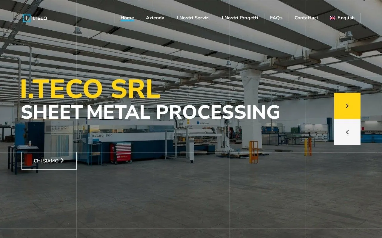 Il sito I.TECO S.r.l.