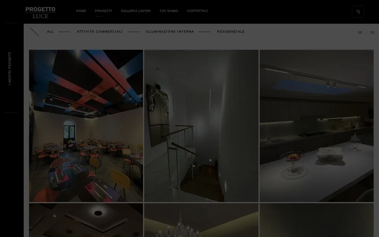 Il sito Progetto Luce
